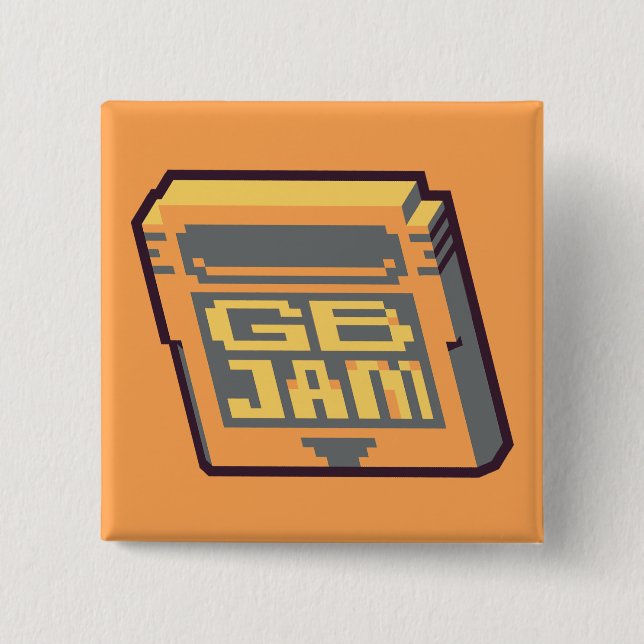 Square GBJam 13 badge Button (Front)