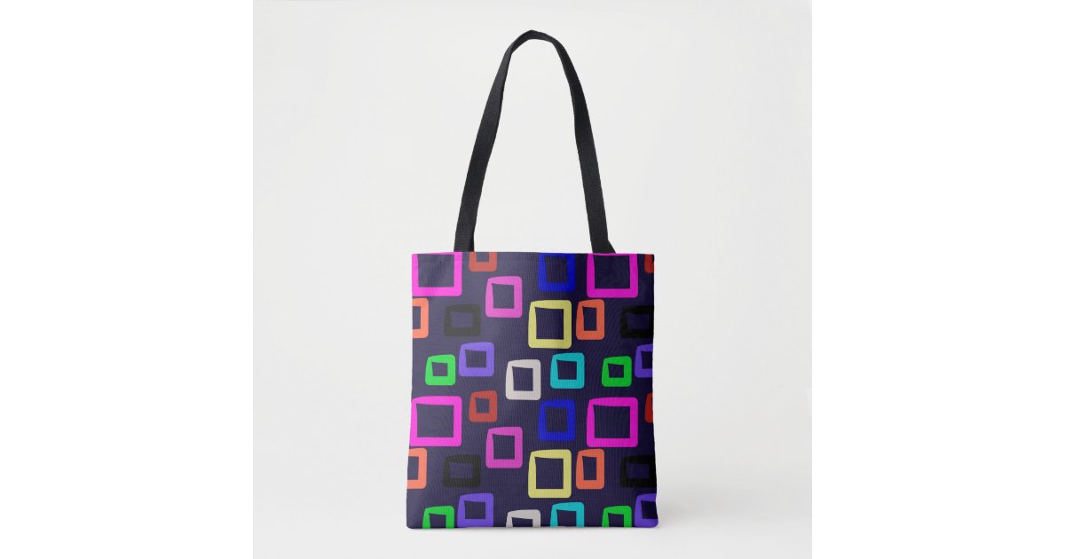 Geometric Graphic Square Bag