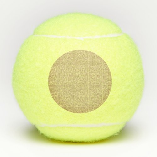 Square Geometric Repeat Tennis Balls