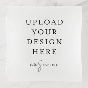 Square Glass Trinket Tray - Do It Yourself