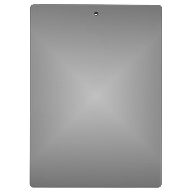 Square Gradient - Dark Gray and Light Gray Clipboard (Back)