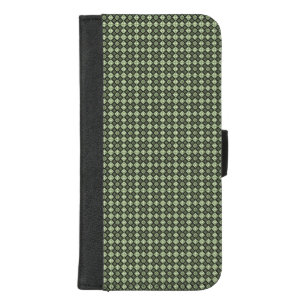 square green texture tile classic fashion gift coo iPhone 8/7 plus wallet case