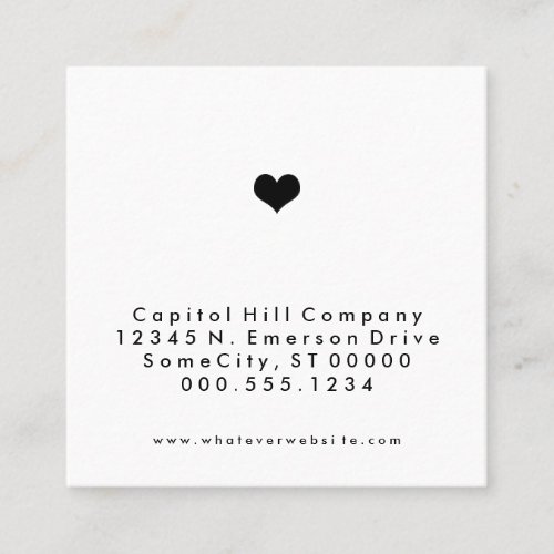 square heart appointment reminder