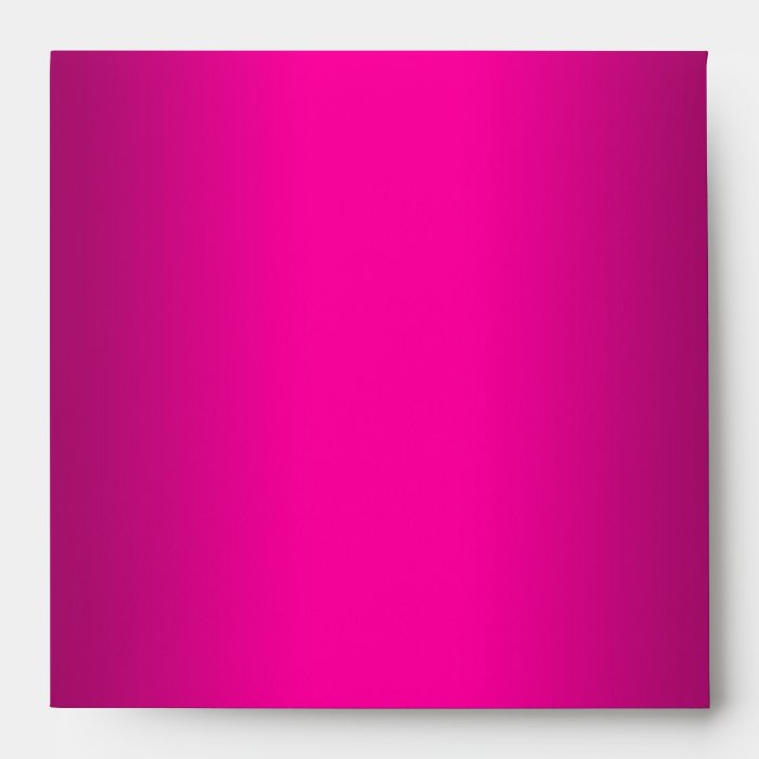 Square Hot Pink Linen Envelopes