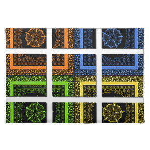 Square in a box cloth placemat