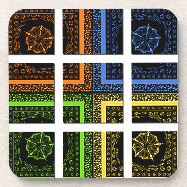 Square in a box coaster (Front)