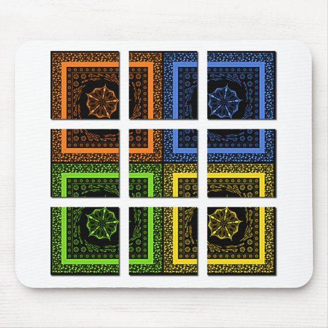 Square in a box mouse pad (Front)