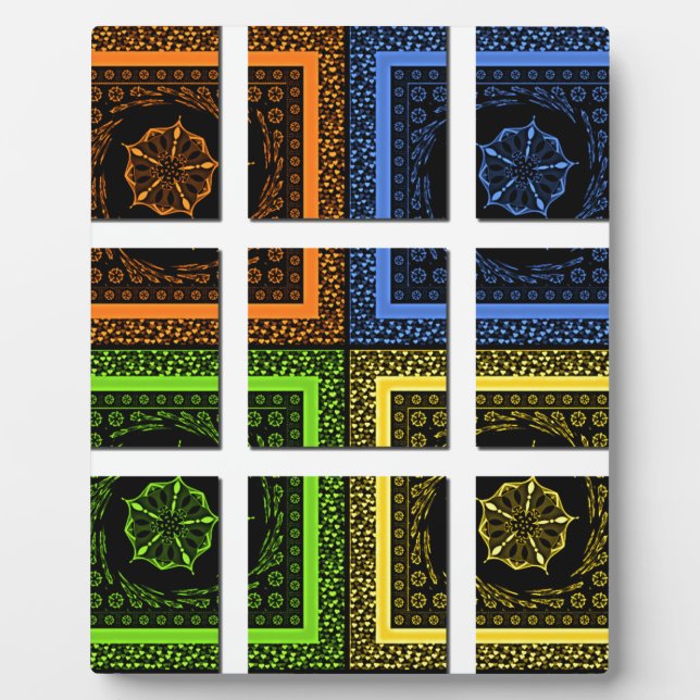 Square in a box plaque (Front)