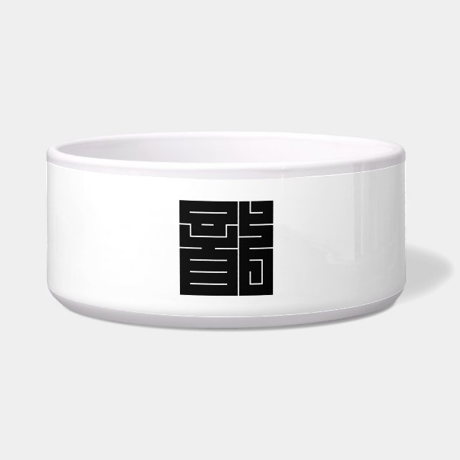 Square kanji character for Dragon Bowl (Front)