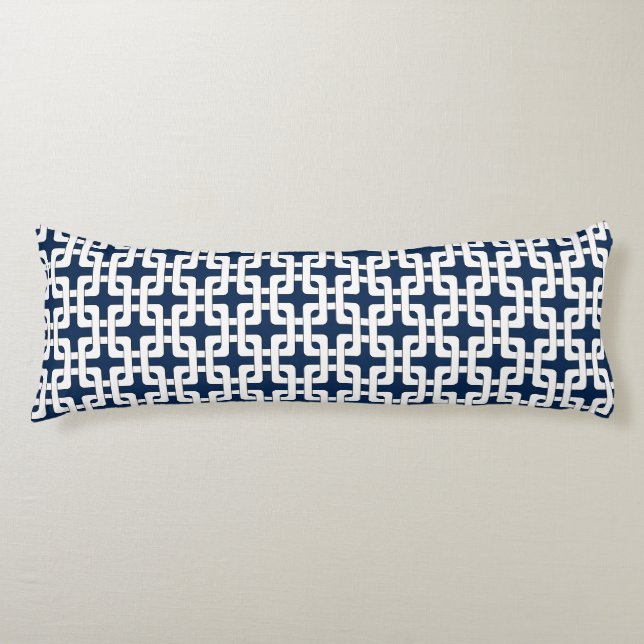 Square Knot Pattern Body Pillow (Front)
