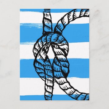 Square Knot Postcard by TSlaughterStudio at Zazzle