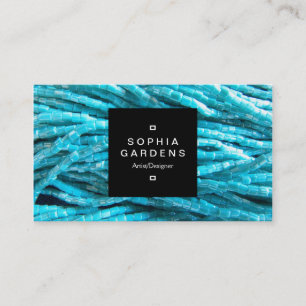 Square Label 01a - Bead Rope Business Card