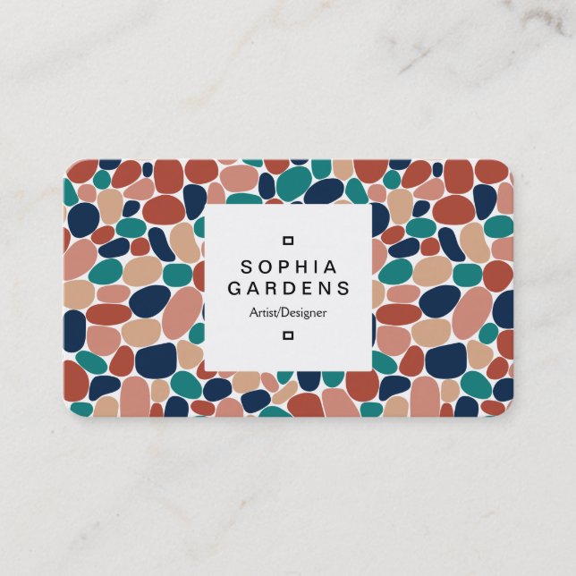 Square Label 03a - 160417 - Mineral Colors Business Card (Front)
