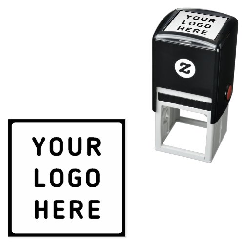 Square Logo Template Business Self_inking Stamp