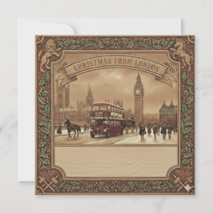 Square London Card - Christmas