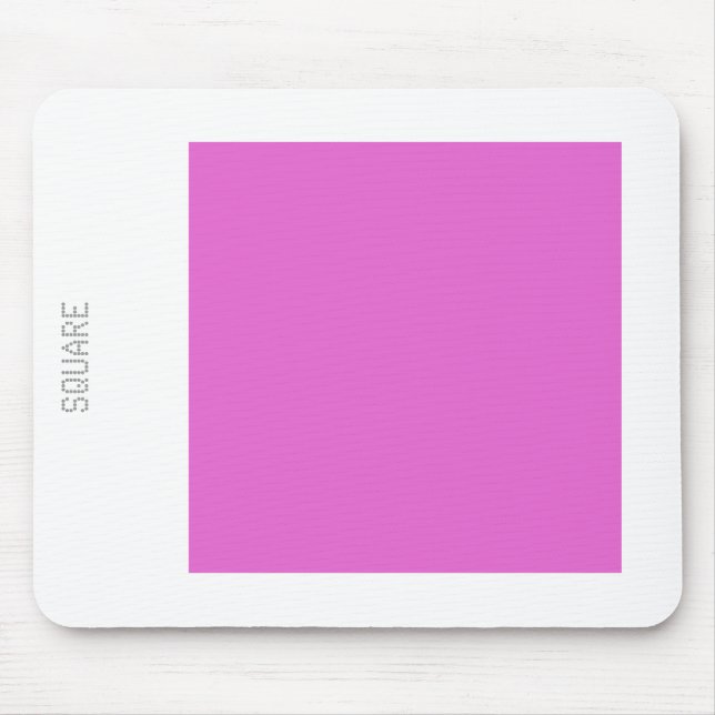 Square - Lt Violet and White Mouse Pad (Front)