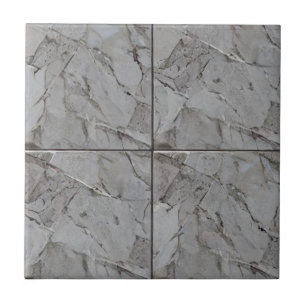 Square marble gray beige ceramic tiles