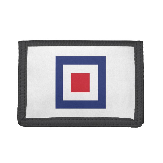 Square Mod Tri-fold Wallet (Front)