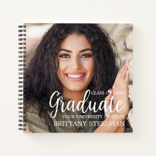 Square Modern Instant Photo Graduation Guest Book