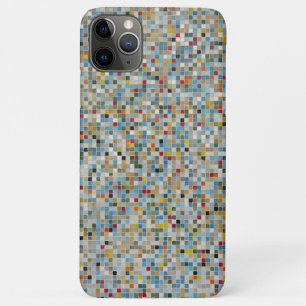 Square Mosaic Multi-colored Tile Pattern (Photo) iPhone 11 Pro Max Case
