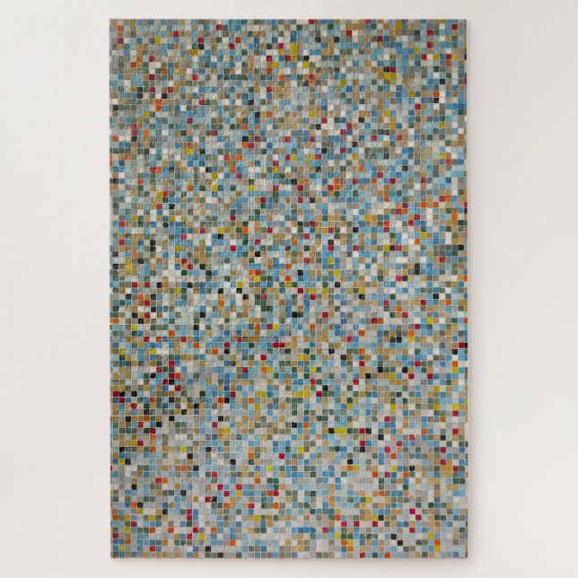 Square Mosaic Multi-coloured Tile Pattern (Photo) Jigsaw Puzzle (Vertical)