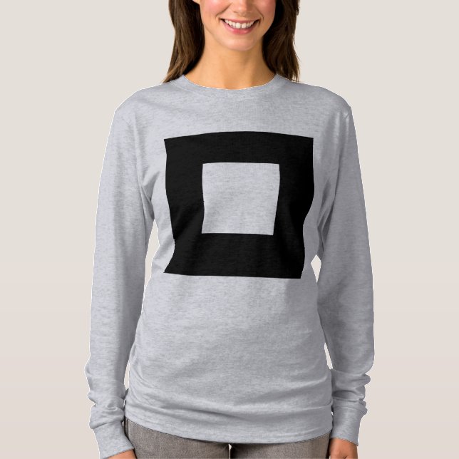 Square Motif T-Shirt (Front)