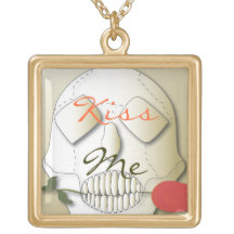 Square Necklace Gold