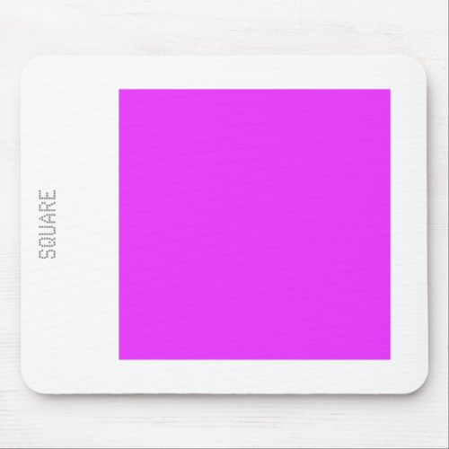 Square _ Neon Purple and White Mouse Pad