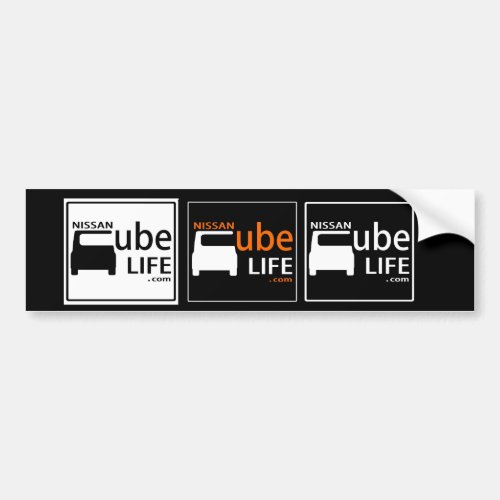 Square Nissan Cube Like Stickers