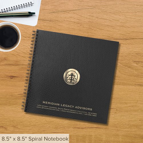 Square Notebook with Logo