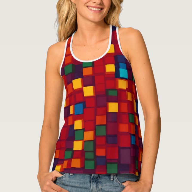 Square or Cube Women's Tank Top (Front)