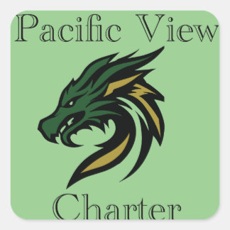 Square Pacific View Charter Logo w Title Sticker