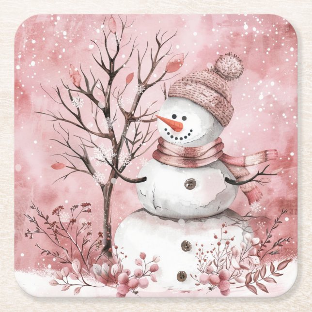 Square Paper Coaster (Front)