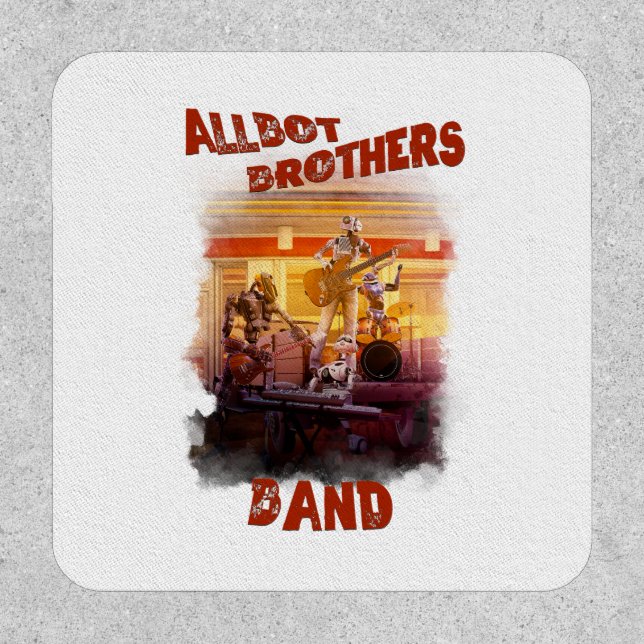 square patch with Allbot Brothers Band from BSR (Front)