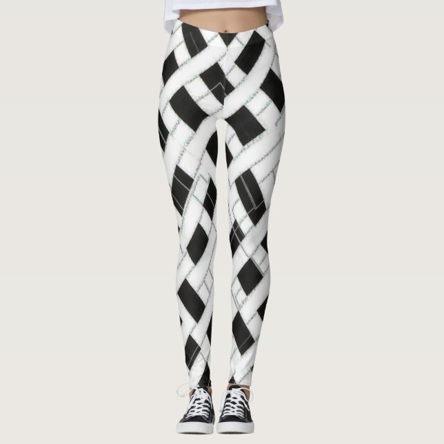 square pattern leggings (Front)