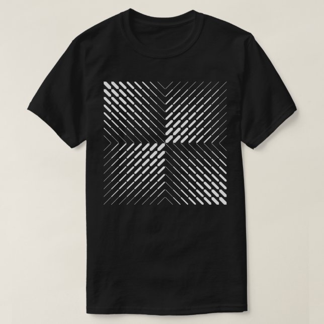 square pattern T-Shirt (Design Front)