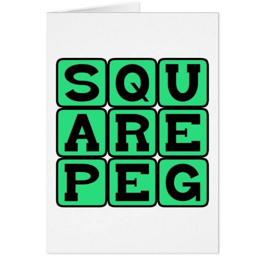 Square Peg in a Round Hole Cards (Front)