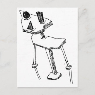 Square Peg Postcard