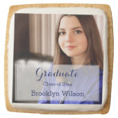 Square Personalized Graduation Cookies (Front)