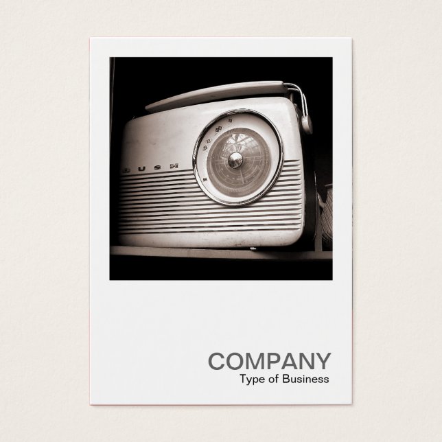 Square Photo 0118 - Old Radio (Front)