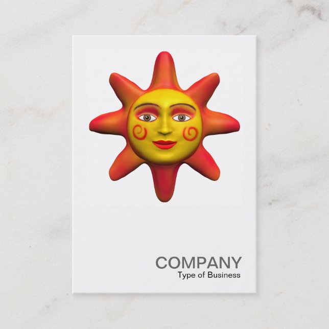 Square Photo 0141 - Sun Business Card (Front)