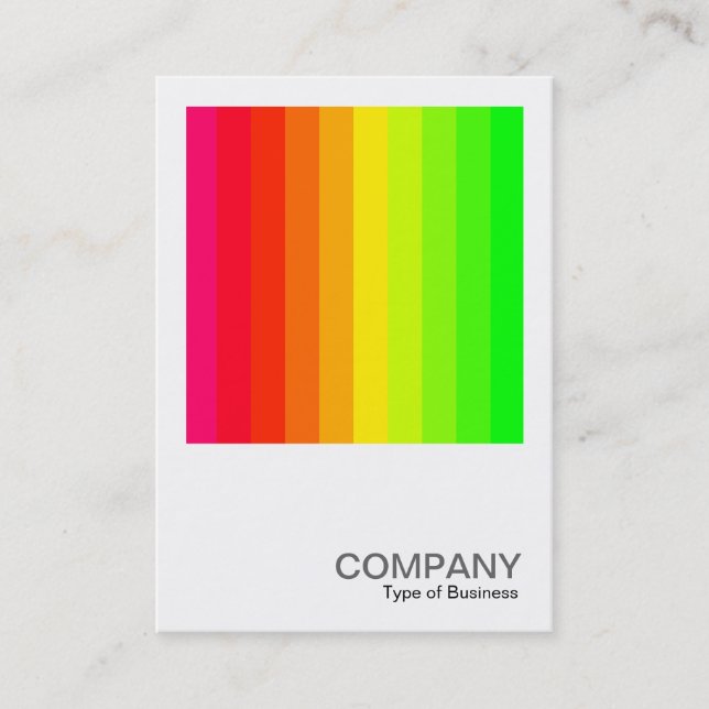 Square Photo 0183 - Color Bars 02 Business Card (Front)