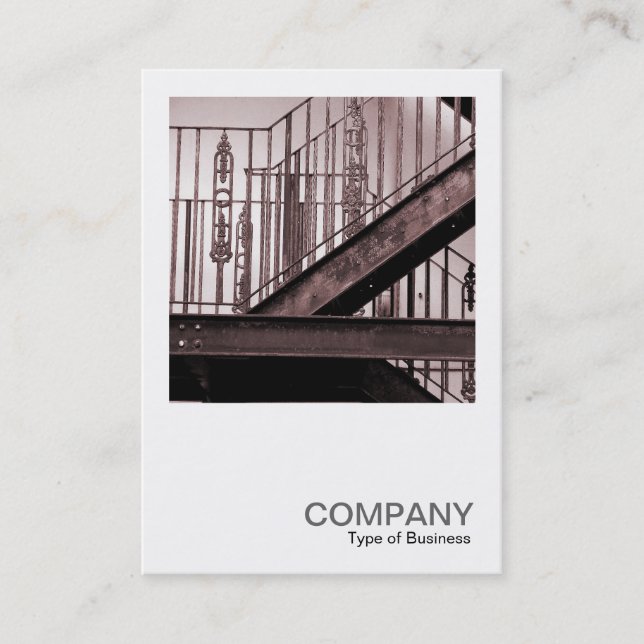 Square Photo 0235 - Victorian Fire Escape Business Card (Front)