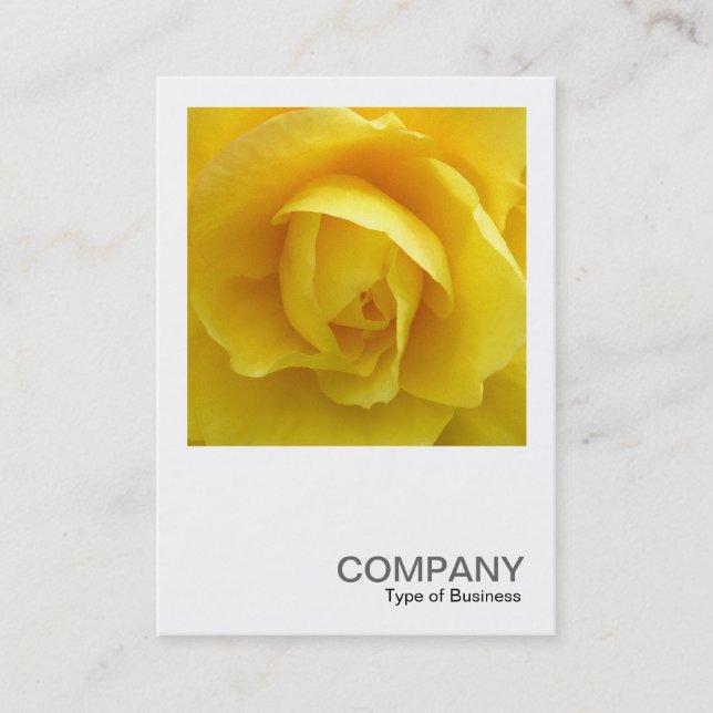 Square Photo 0236 - Yellow Lisianthus Business Card (Front)