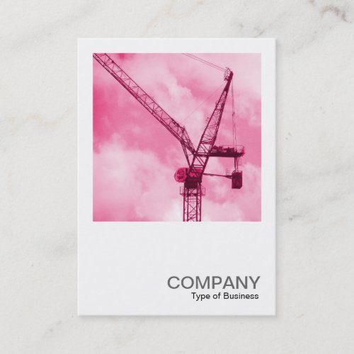 Square Photo 0246 _ Pink Crane Business Card