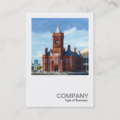 Square Photo 0256 _ Pierhead Building Cardiff Wal Business Card