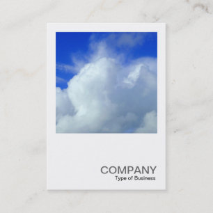 Square Photo 0258 - Clouds Business Card