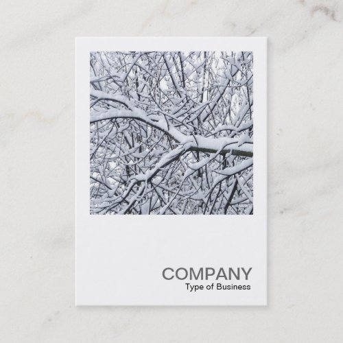 Square Photo 0279 _ Snowy Branches Business Card