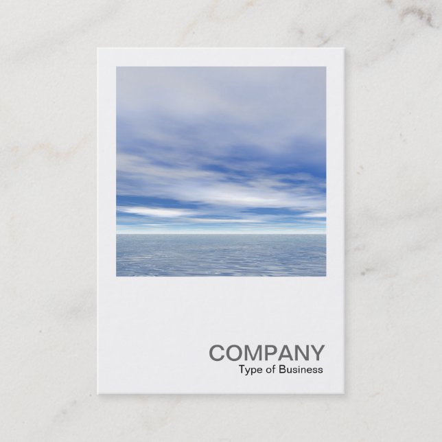 Square Photo 0293 - Sea and Sky Business Card (Front)