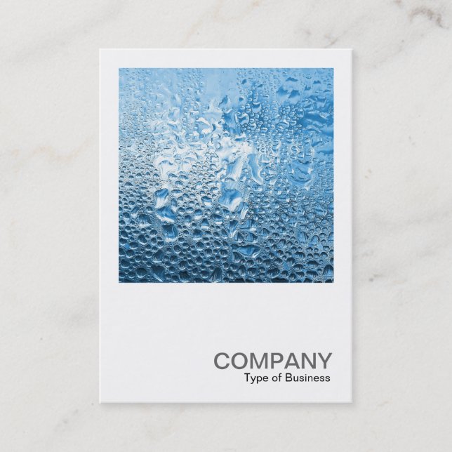 Square Photo 0307 - Blue Water Business Card (Front)